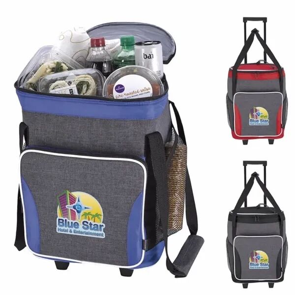 Main Product Image for Custom Printed Koozie(R) Two-Tone Tailgate Rolling Cooler
