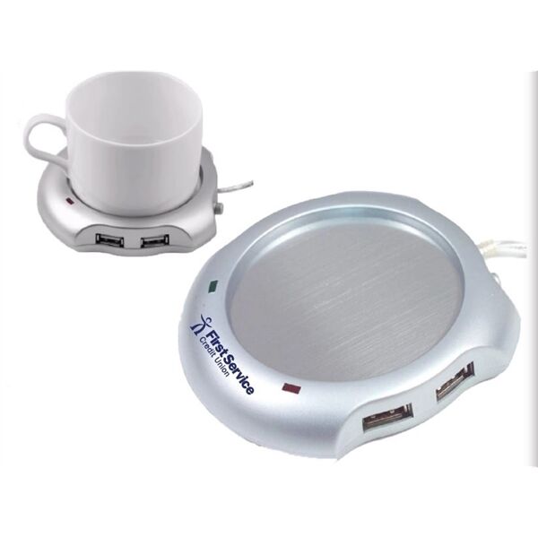 Main Product Image for Custom Printed 4 Port USB Mug Warmer
