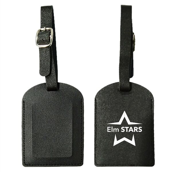 Main Product Image for Custom Printed Faux Leather Luggage Tags
