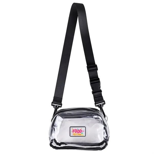 Main Product Image for Custom Printed Clear Crossbody Sports Pack