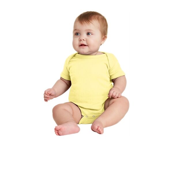 Main Product Image for Custom Printed Rabbit Skins Infant Short Sleeve Baby Bodysuit