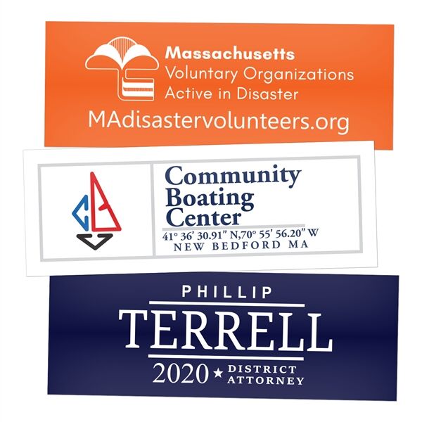 Main Product Image for Full Color Bumper Sticker 2" W x 6" H 