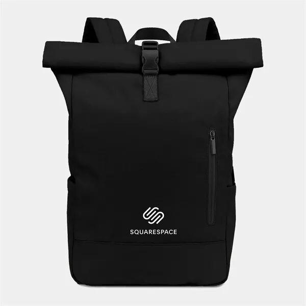 Main Product Image for Custom Printed Malibu Roll Top Backpack (Black)