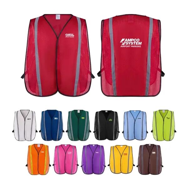 Main Product Image for Branded Poly Mesh Non-ANSI Safety Vest