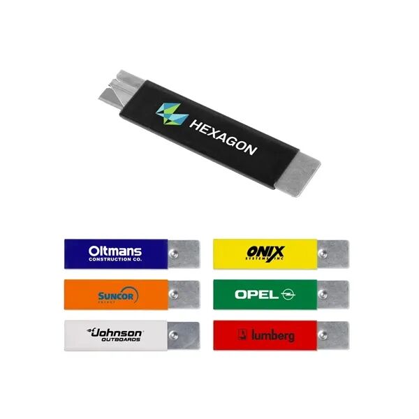 Main Product Image for Custom Printed Traditional Razor Blade Box Cutter