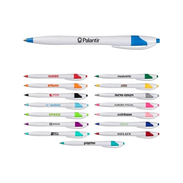 Main Product Image for Branded White Honesty Pen with Color Accent