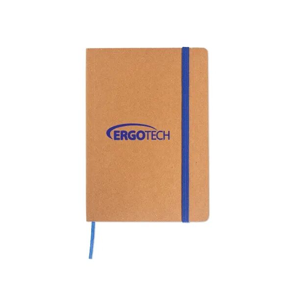 Main Product Image for Custom Printed Kraft Journal with Blue Strap