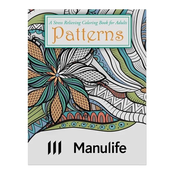Main Product Image for Branded Patterns Stress Relieving Coloring Book for Adults