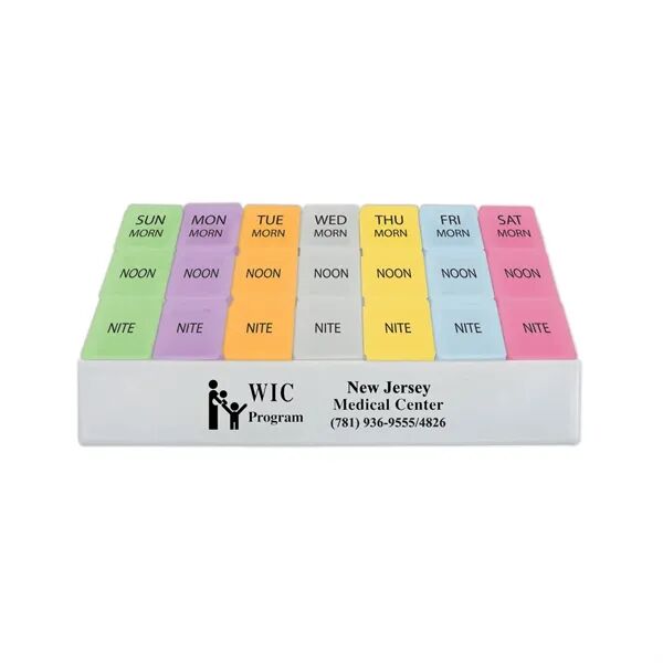 Main Product Image for Imprinted Jumbo Three For Me Medicine Tray