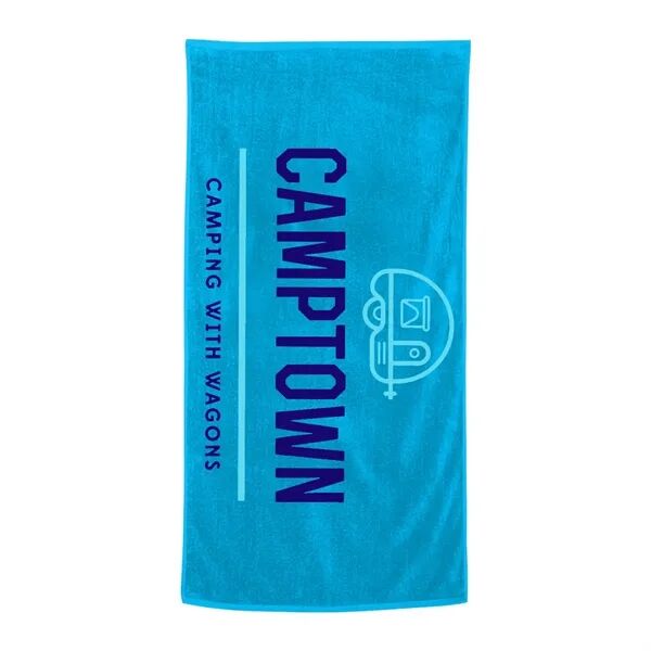 Main Product Image for Custom Logo Economy Beach Towel