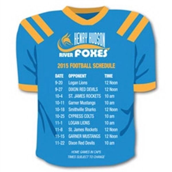 Main Product Image for Customized Schedule Team Jersey Magnet