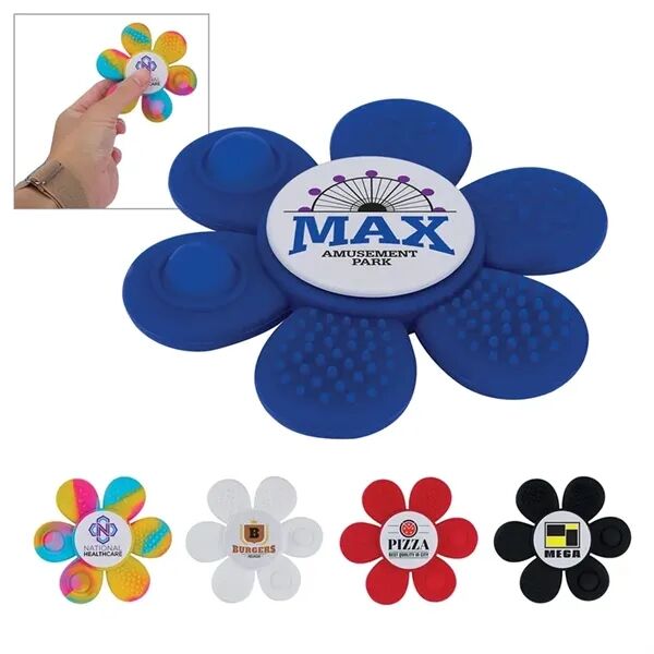 Main Product Image for Branded Fafa Flower-Shaped Tactile Fidget Spinner