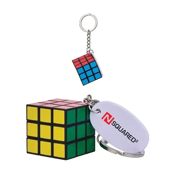 Main Product Image for Imprinted Kubo Mini Cube Keychain