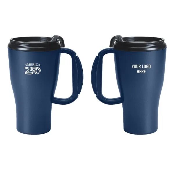 Main Product Image for Custom Logo America250 Omega Mug With Slider Lid 16 Oz