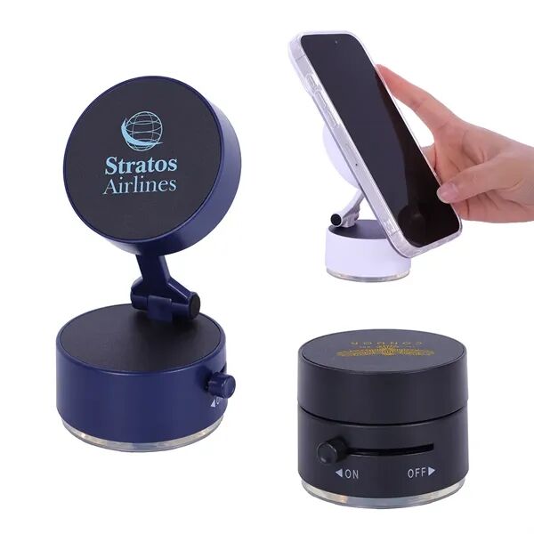 Main Product Image for Branded Rivet Portable Magnetic Phone Mount W/ Suction Cup Base
