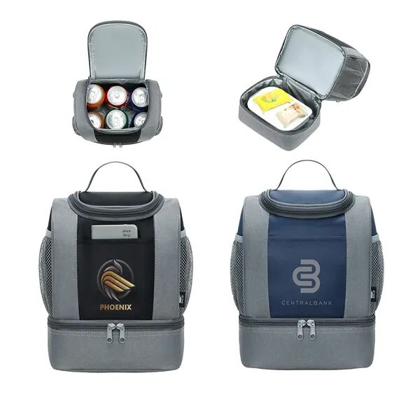 Main Product Image for Custom Printed Americana RPET 2-Compartment Lunch Cooler Bag