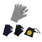 Buy Custom Logo Easy Swipe Touch-Sensitive Glove W/ Drawstring Pouch