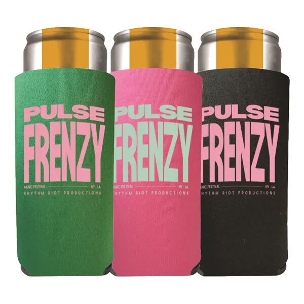 Main Product Image for Custom Printed Skinny Can Coolers 12 Oz