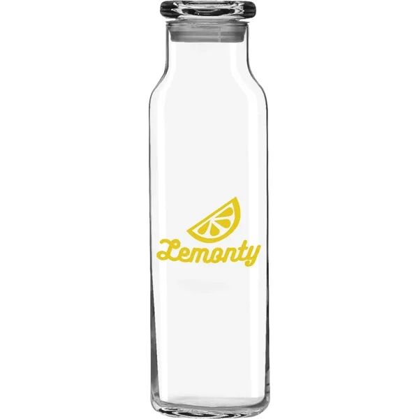 Main Product Image for Branded Glass Water Bottle w/ Lid 24 oz.