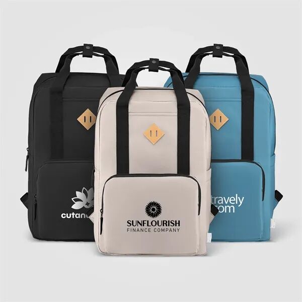 Main Product Image for Custom Majesty 300D rPET 15" Laptop Adjustable Strap Backpack