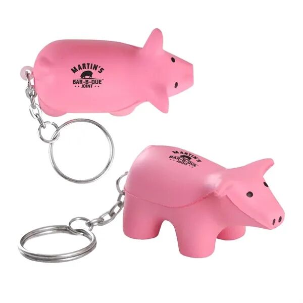 Main Product Image for Branded Pig Stress Reliever Keychain