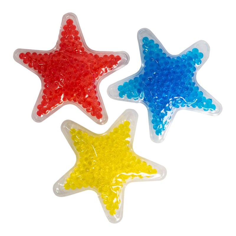 Main Product Image for Custom Printed Star Gel Beaded Hot Pack