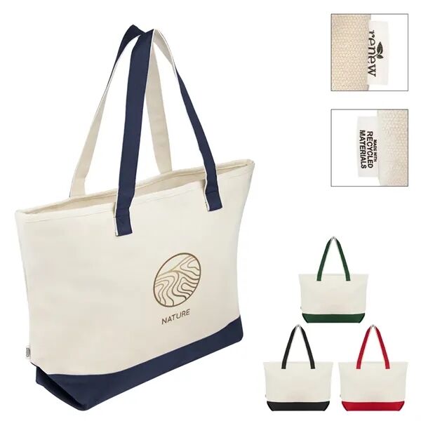 Main Product Image for Custom Printed Large Starboard Recycled Cotton Canvas Tote Bag