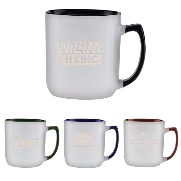 Main Product Image for Deep Etched Duo-Tone Noble Collection Mug 17 Oz