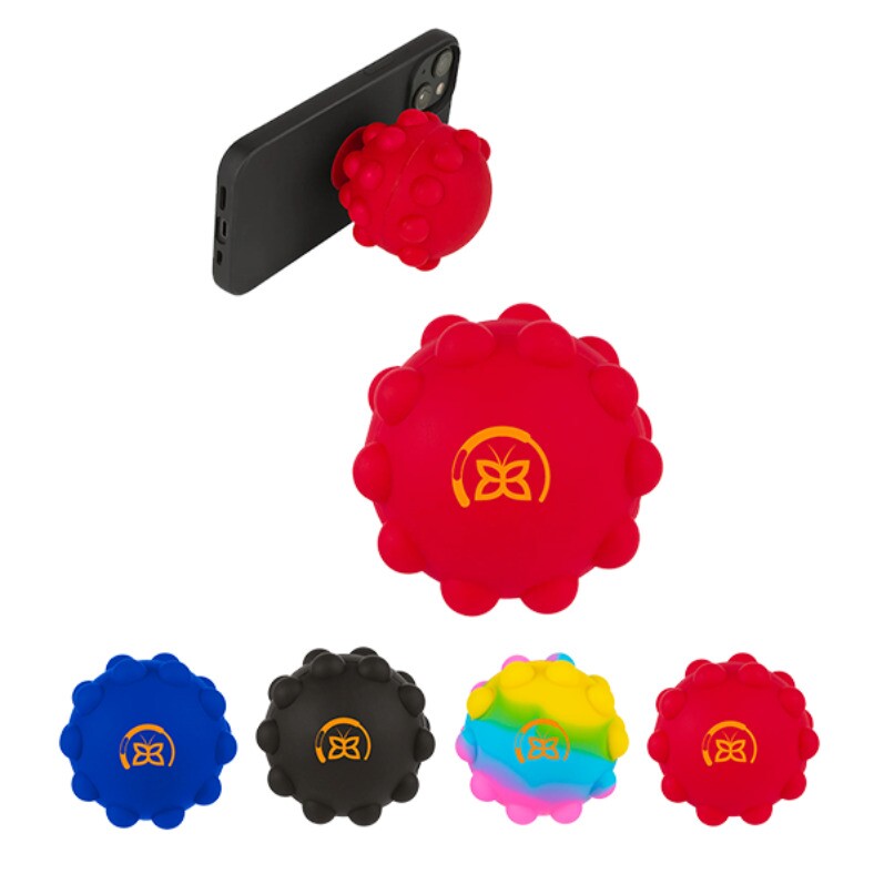 Main Product Image for Custom Logo Push Pop Bubble Fidget Stand with Suction Cup