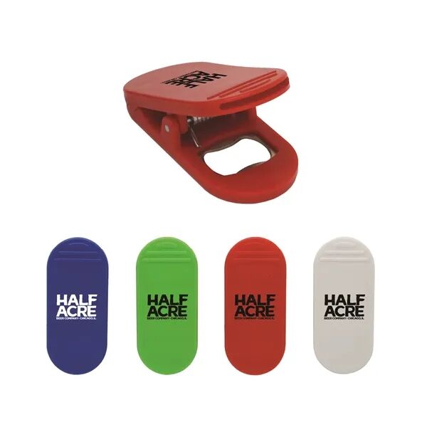 Main Product Image for Custom Printed Magnetic Note Holder Clip / Bottle Opener