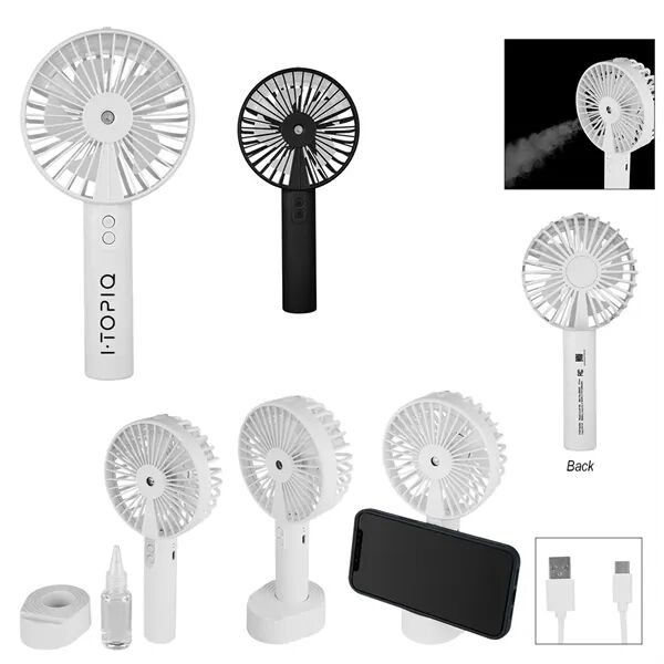 Main Product Image for Branded Mist Fan With Phone Stand