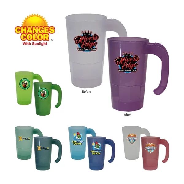 Main Product Image for Full Color Sun Fun Beer Stein Color Changing