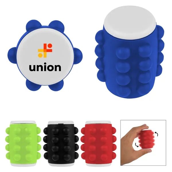 Main Product Image for Custom Printed rABS Push Pop Spinning Fidget Toy