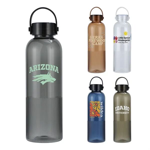 Main Product Image for Custom Printed Tasman RPET Reusable Plastic Bottle  24 Oz