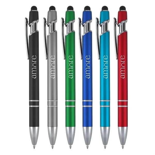 Main Product Image for Custom Logo Gardena Velvet Touch MC Stylus Gel Pen