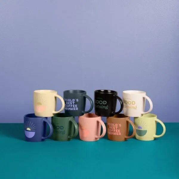 Main Product Image for Custom Logo Curva Matte Mug Ceramic 13 OZ