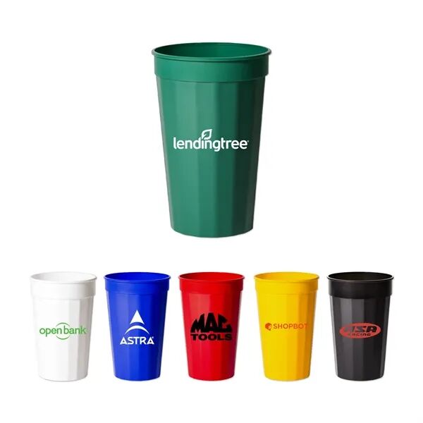 Main Product Image for Custom Printed Ribbed Stadium Cup