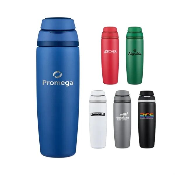 Main Product Image for Stainless Steel Vacuum Bottle with Easy Carry Handle 25 Oz
