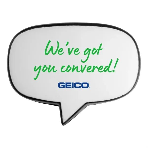 Main Product Image for Custom Logo Speech Bubble Stress Reliever