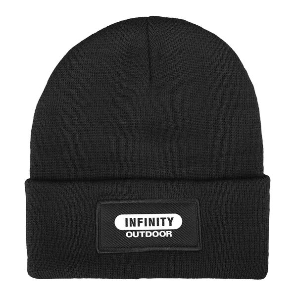 Main Product Image for Custom Logo Recycled Cuffed Knit Beanie