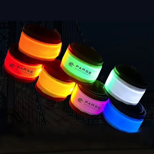 Main Product Image for Custom Printed LED Light Up Slap Bracelet
