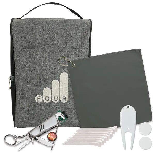 Main Product Image for Branded Heathered Shoe Bag Golf Kit