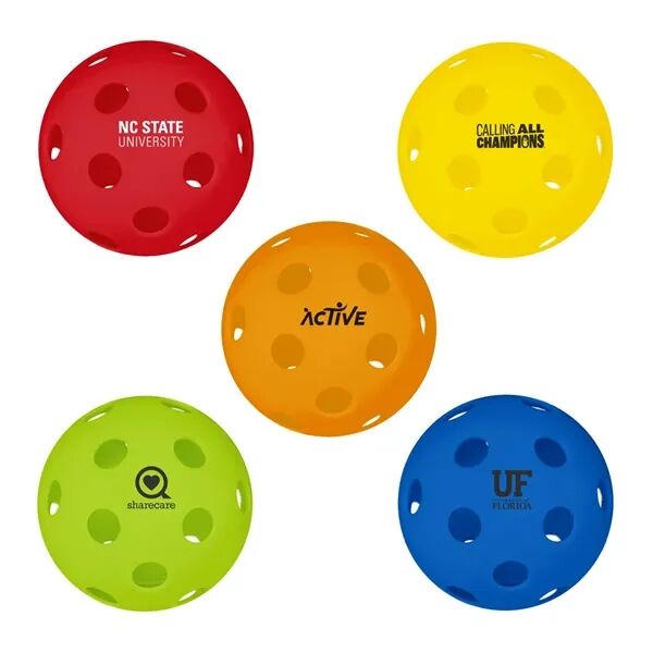 Main Product Image for Custom Logo Indoor Pickleball