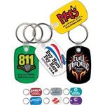 Buy Custom Printed Key Tag - Standard Oval - Spot Color