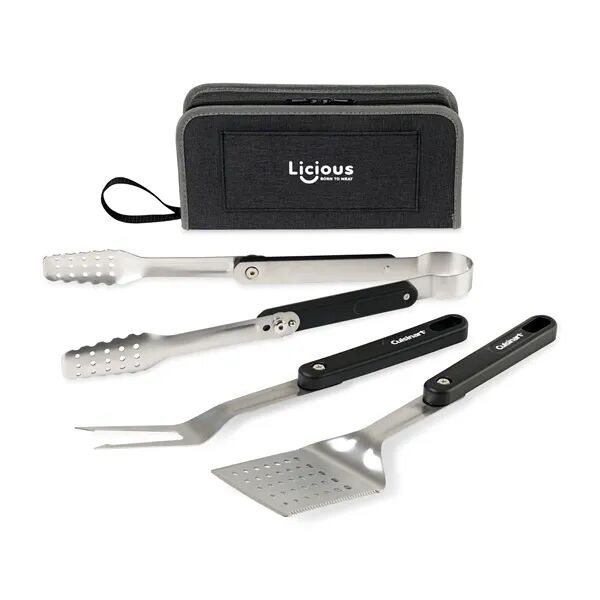 Main Product Image for Custom Printed Cuisinart Outdoors(R) Folding Grill Tool Set