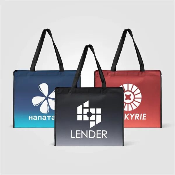Main Product Image for Custom Printed Vilda rPET Ombre Tote Bag - 10L