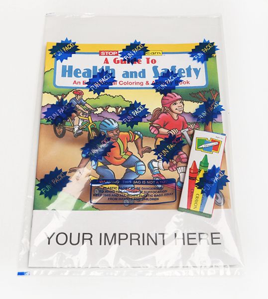 Main Product Image for A Guide To Health And Safety Coloring Book Fun Pack USA Made