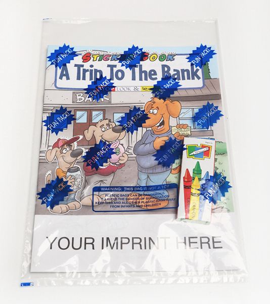 Main Product Image for A Trip To The Bank Sticker Book Fun Pack
