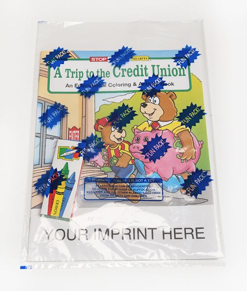 Main Product Image for A Trip To The Credit Union Coloring Activity Book Fun Pack