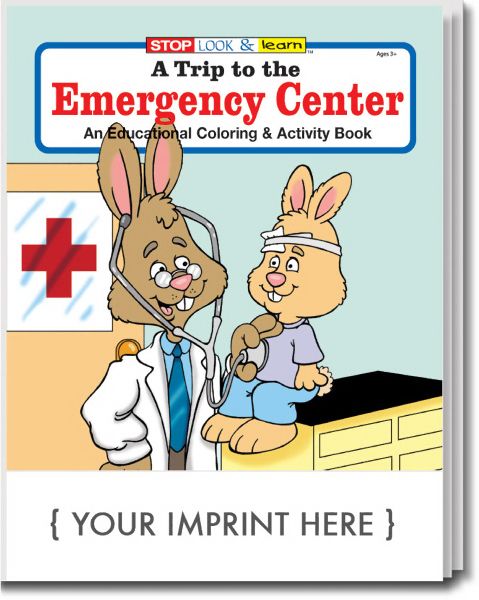 Main Product Image for A Trip To The Emergency Center Coloring And Activity Book